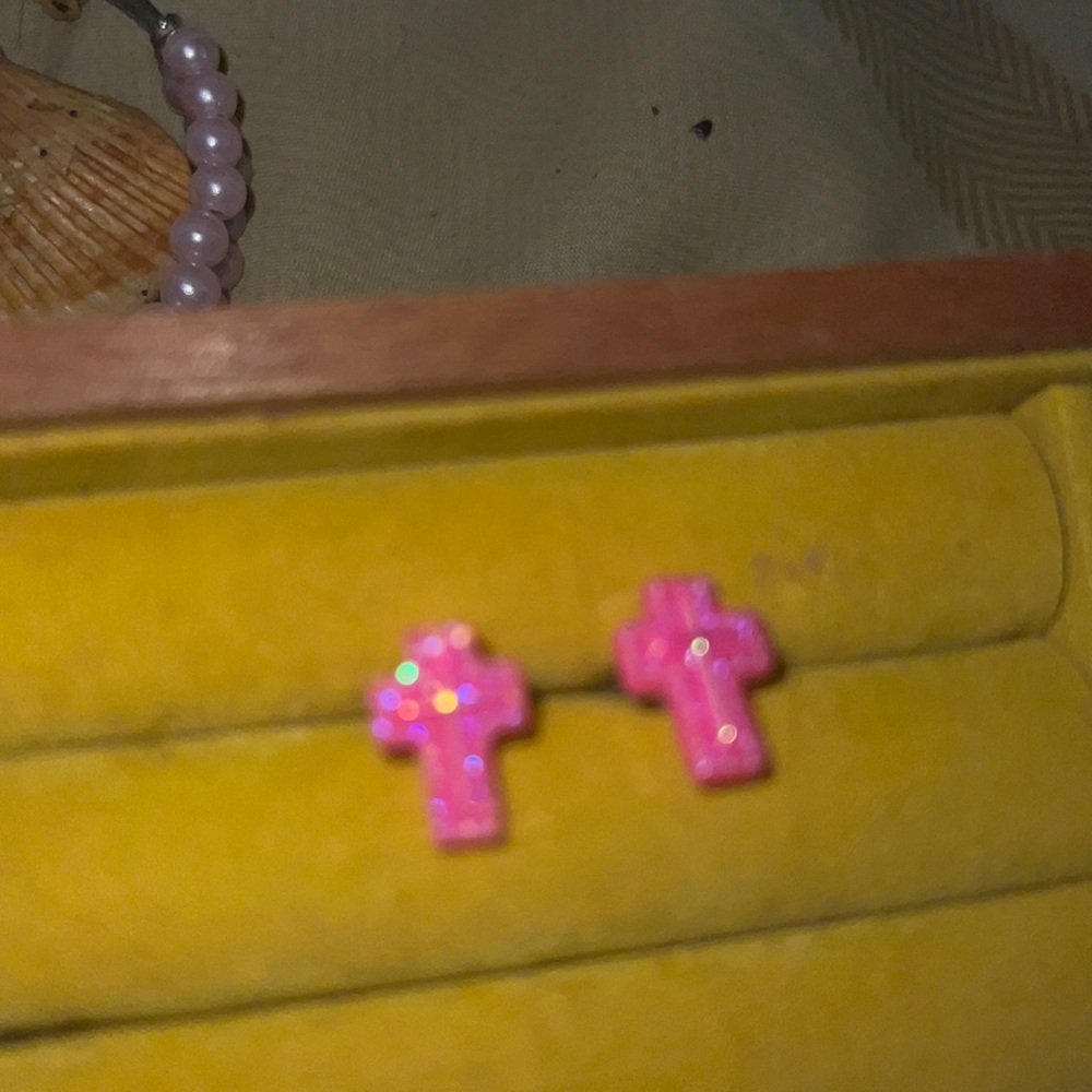 Cross earrings